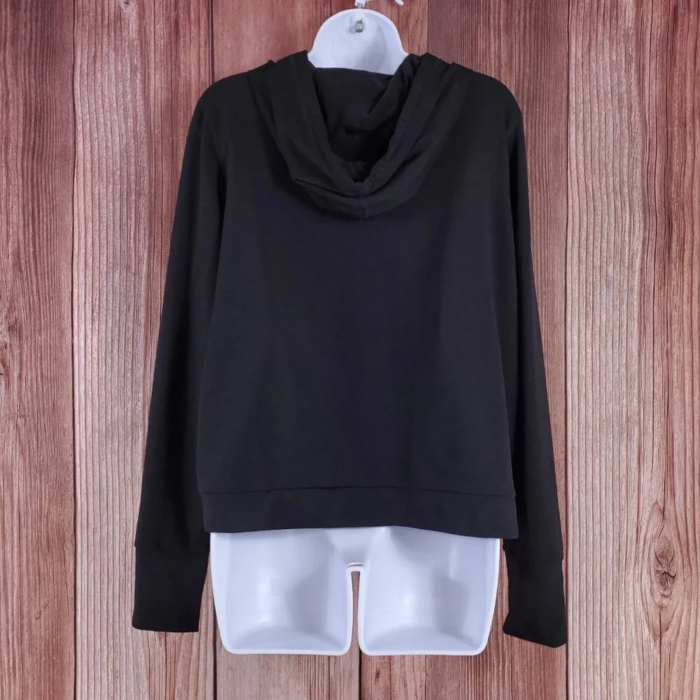 Vuori Black Hoodie with White Drawstrings - Picture 5 of 12